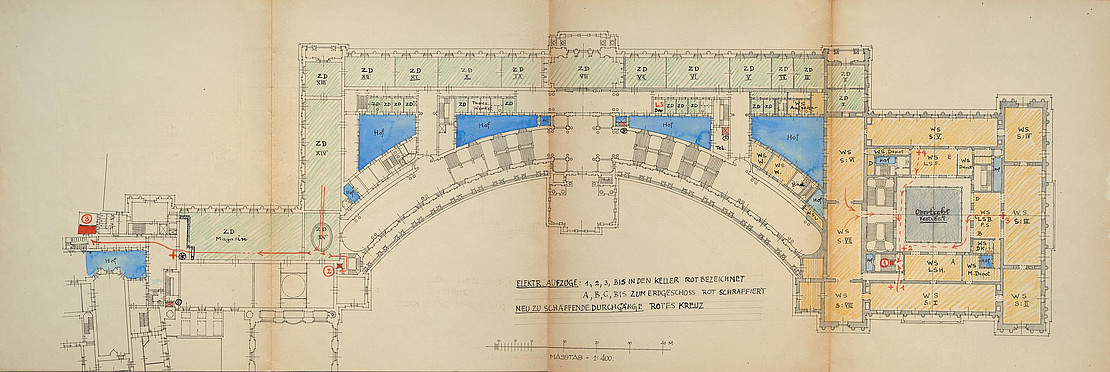  Layout of the Neue Burg